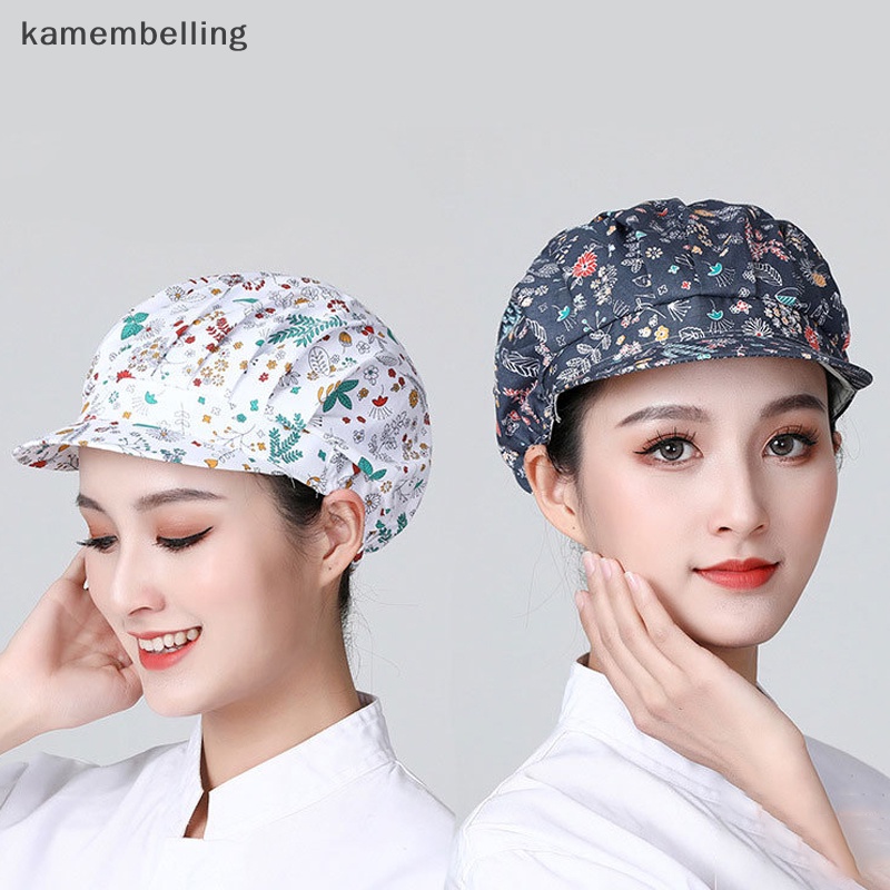 Kamembelling Mũ Đầu Bếp Co Giãn Thoáng Khí Chống Bụi Đáng Yêu