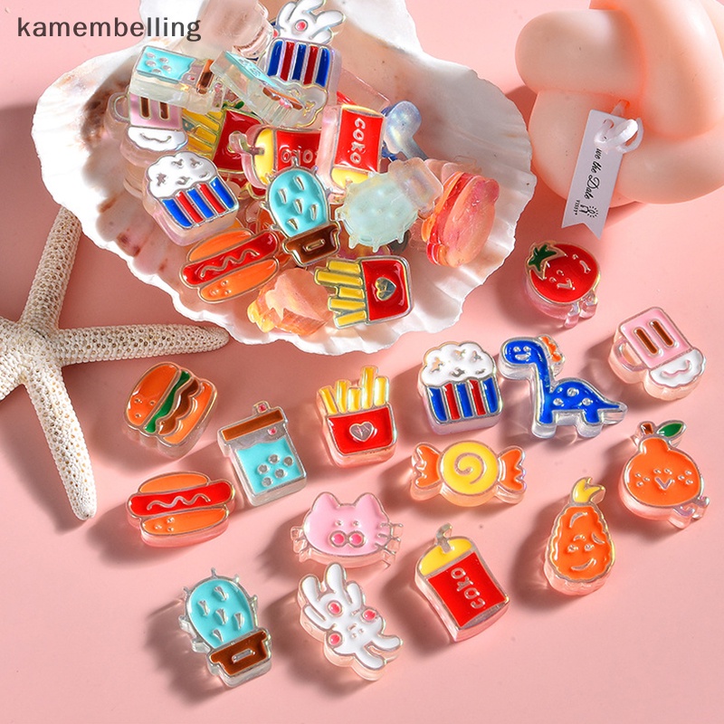 Set 10 Phụ Kiện Trang Trí Điện Thoại Đồ Chơi Mô Phỏng kamembelling Diy