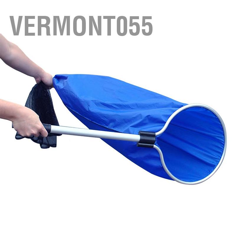 Vermont055 Lưới Đánh Cá Bán Thấm Mềm Vải Nylon Chống Trượt Nhôm Tay Cầm Chuyển Cho Koi Rồng