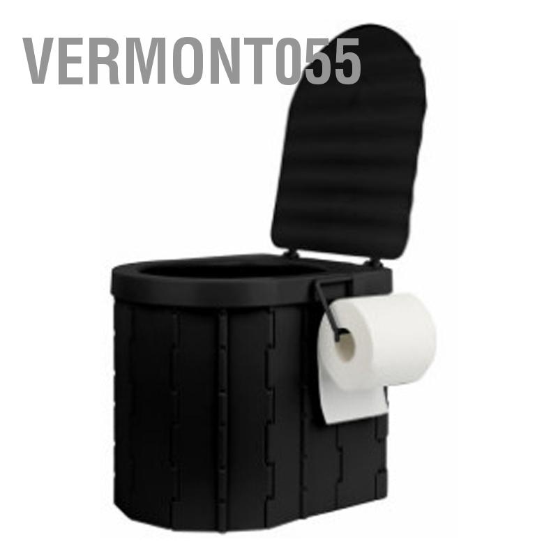 Vermont055 Nhà vệ sinh gấp di động Tích hợp ABS Khả năng chịu tải cao du lịch có nắp đậy để cắm trại