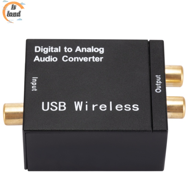 [IS] Bộ Giải Mã Tín Hiệu Âm Thanh Kỹ Thuật Số Bluetooth Sợi Thủy Tinh Sang Analog Dac