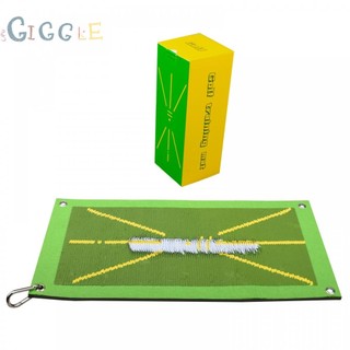 【GIGGLE】Golf Training Mat/For Swing Detection Shot Swing Mat/Mini Golf Practice Shot Aid