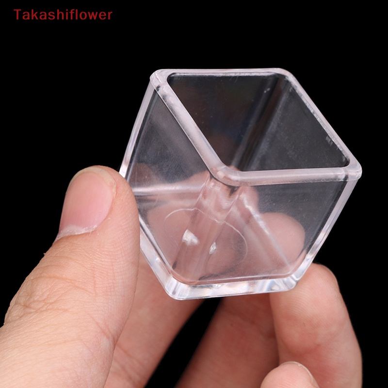 Hộp Đựng Kẹo Hình Vuông Trong Suốt Cho Nhà Búp Bê Tỉ Lệ 1 / 12