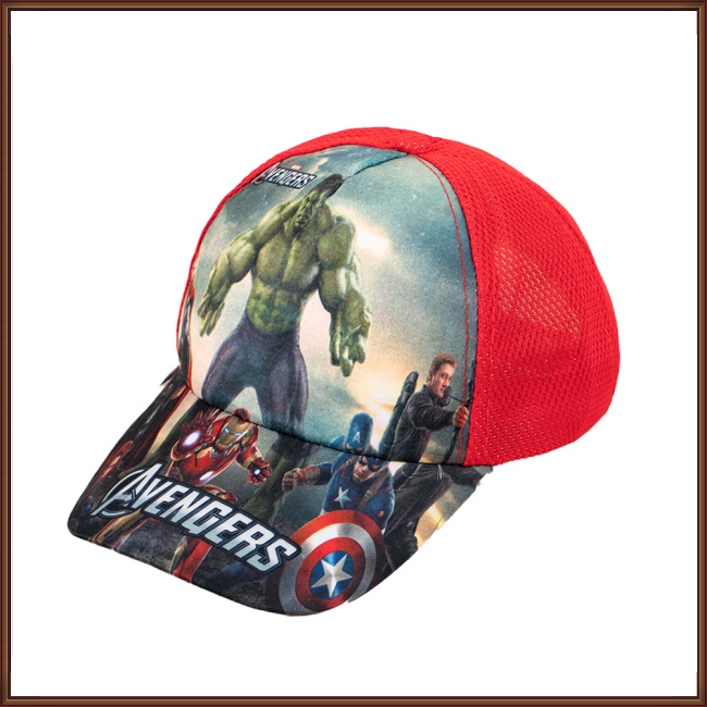 Mũ Lưỡi Trai Phối Lưới Thoáng Khí Họa Tiết Hoạt Hình Dễ Thương Cho Bé Từ 2-8 Tuổi