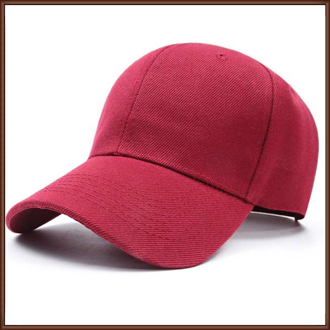 Mũ Lưỡi Trai Vành Cong Màu Sắc Đơn Giản Thời Trang Unisex