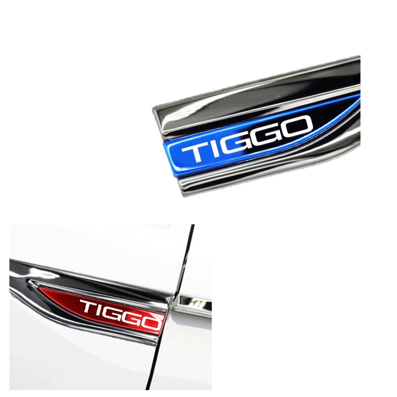 FENDER Miếng Dán Kim Loại Trang Trí Tấm Chắn Bùn Xe Hơi Chery Tiggo 5 7 8 Pro