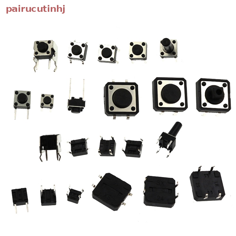 Set 250 Công Tắc Nút Nhấn 25 Kiểu SMD Chuyên Dụng