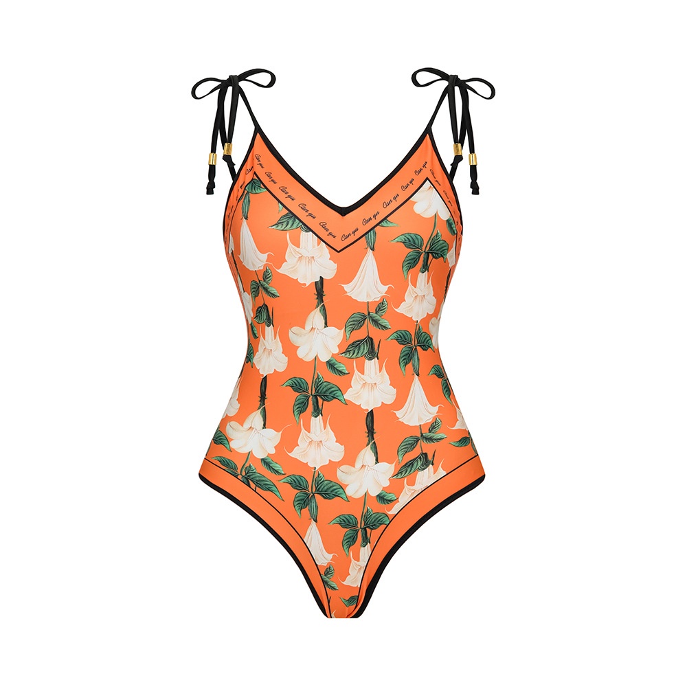 Bikini Một Mảnh Cột Dây Hai Mặt Phong Cách Mới Cho Nữ đồ bơi