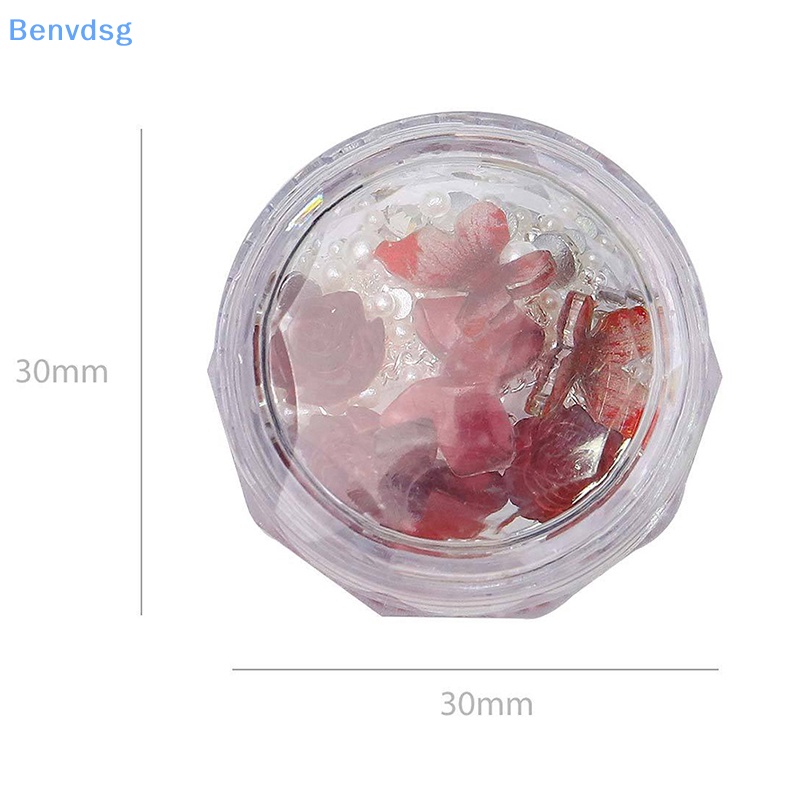 Benvdsg &gt; Bộ Vật Liệu Trang Sức / Nơ / Hoa Trà Trang Trí Móng Tay Phối Chuỗi Xích Kết Hợp Acryl