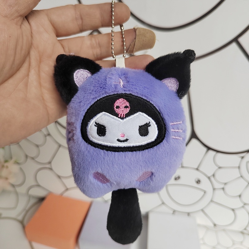 MOUSSON Móc Khóa Hình Chú Chó Yugui Nhồi Bông Dễ Thương