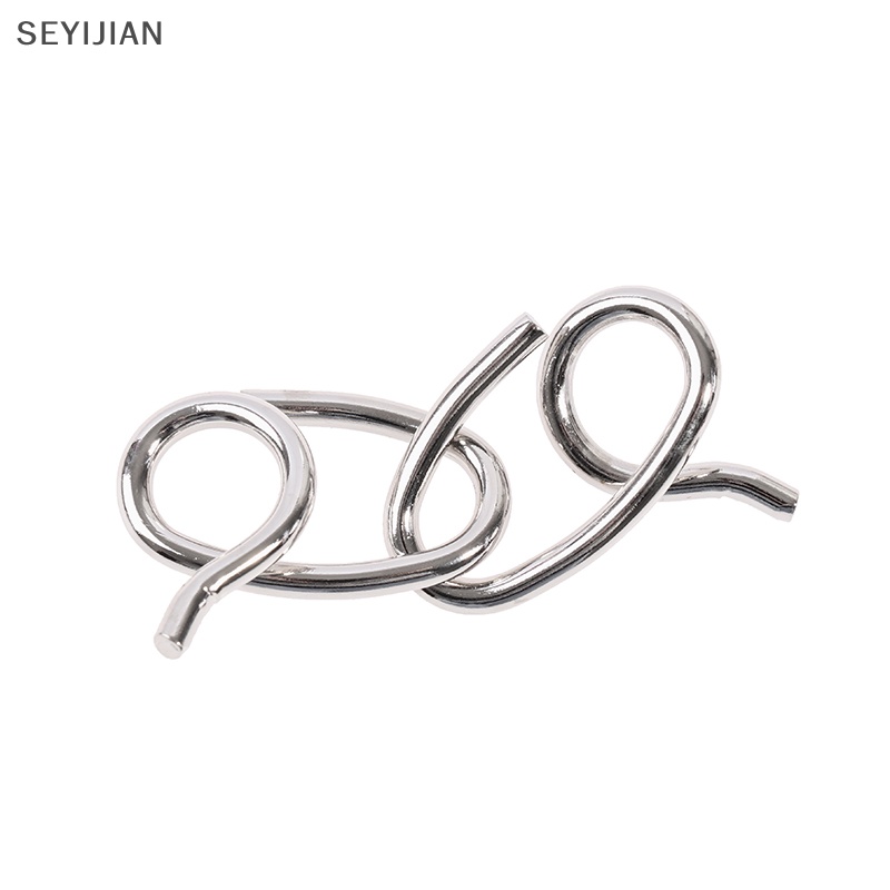 Bộ 8 Món Đồ Chơi Xếp Hình Bằng Kim Loại Phát Triển IQ Cho Người Lớn Và Trẻ Em