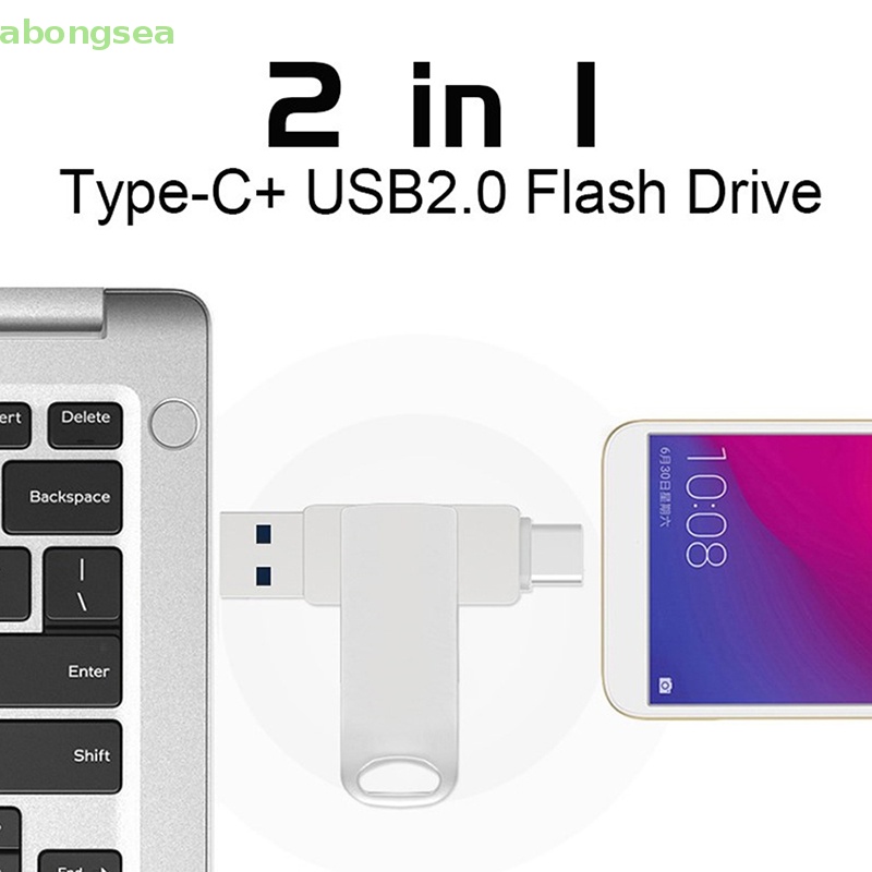 Ổ Đĩa Flash 64GB OTG Type C USB 2.0 Cho Điện Thoại Thông Minh / MacBook / Tablet pendriver