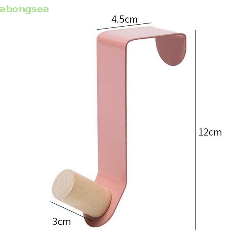 1 Móc Treo Đồ Bằng Thép Carbon Gắn Cửa Sau Lưng Tủ Tiện Dụng