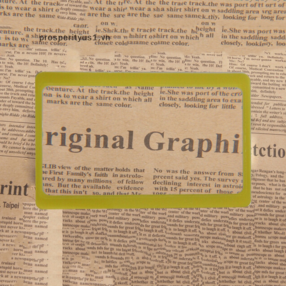 Kính Lúp Phóng Đại 1 [3X Bỏ Túi Dạng Ví Kẹp Tiện Dụng