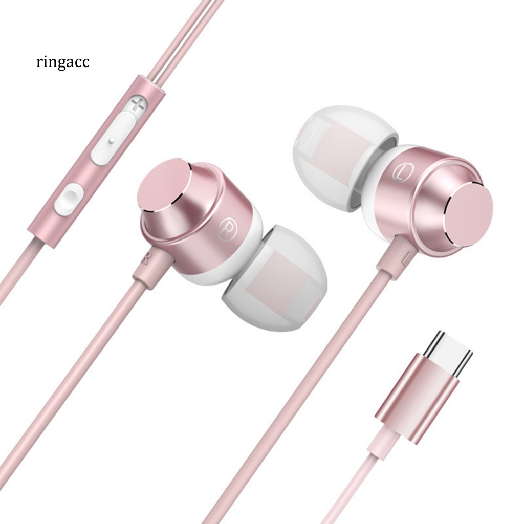 Tai Nghe Nhét Trong Có Dây Điều Khiển Và Mic Loại C Phong Cách Thể Thao Cho Điện Thoại Di Động