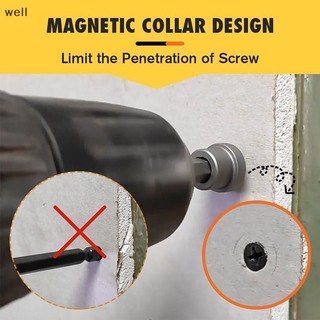 [AP] Định vị từ Screwdriver bits chế biến gỗ Vít Hex Shank bits mới [RIL]