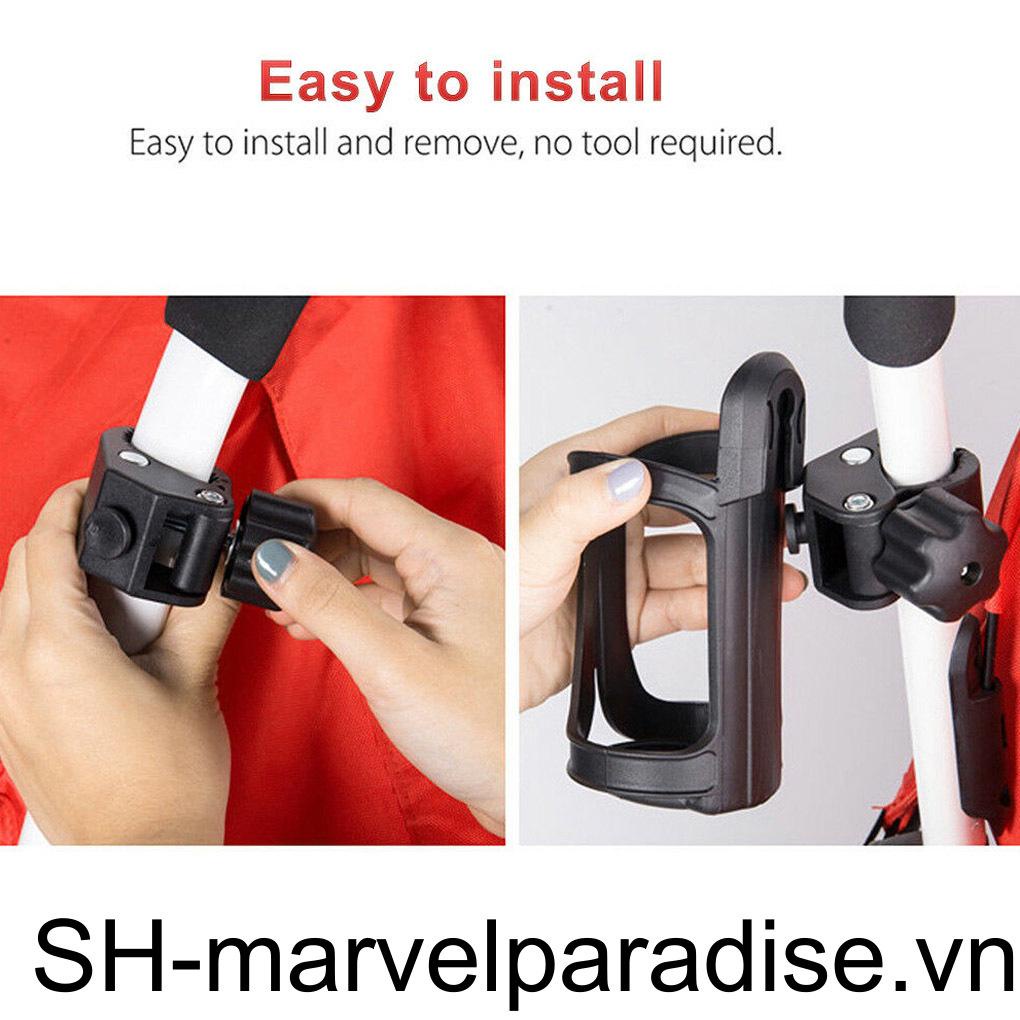 Giá Đỡ Bình Nước Bằng Nhựa PVC Gắn Xe Đạp Tiện Dụng