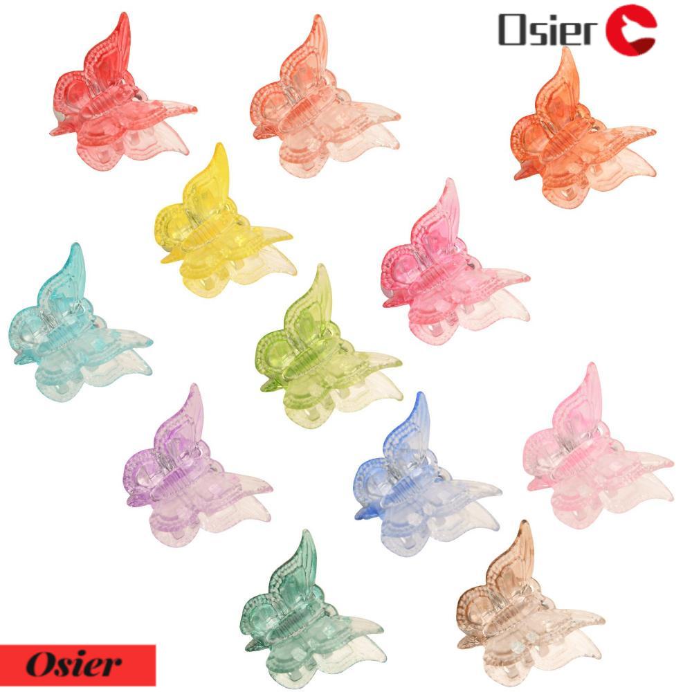 Set 1 12 Kẹp Tóc Hình Bướm Nhiều Màu Sắc Thời Trang