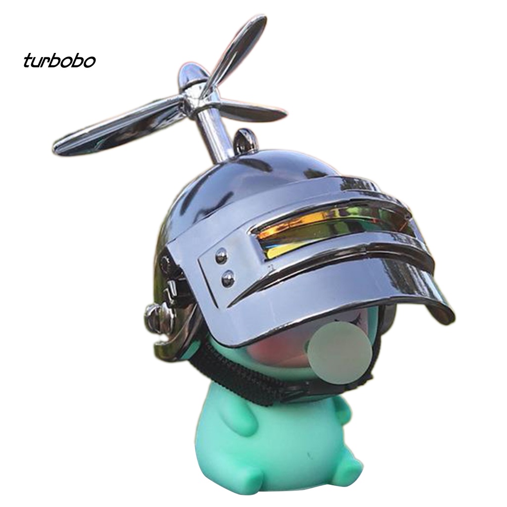 Turbobobo Đồ trang trí Búp Bê Mặc Mũ Bảo Hiểm Trang Trí Đẹp Mắt