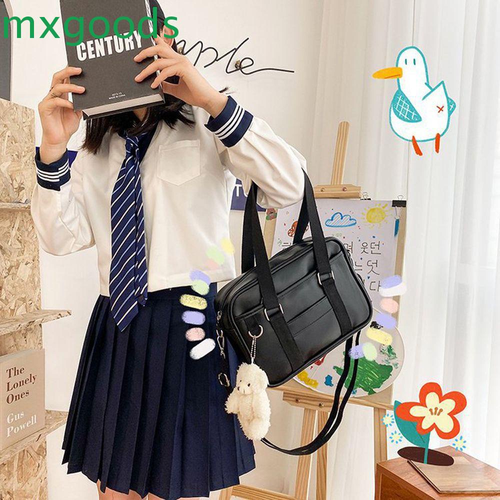 Túi Xách Da Pu Cỡ Lớn Phong Cách Preppy Hóa Trang Cho Nữ