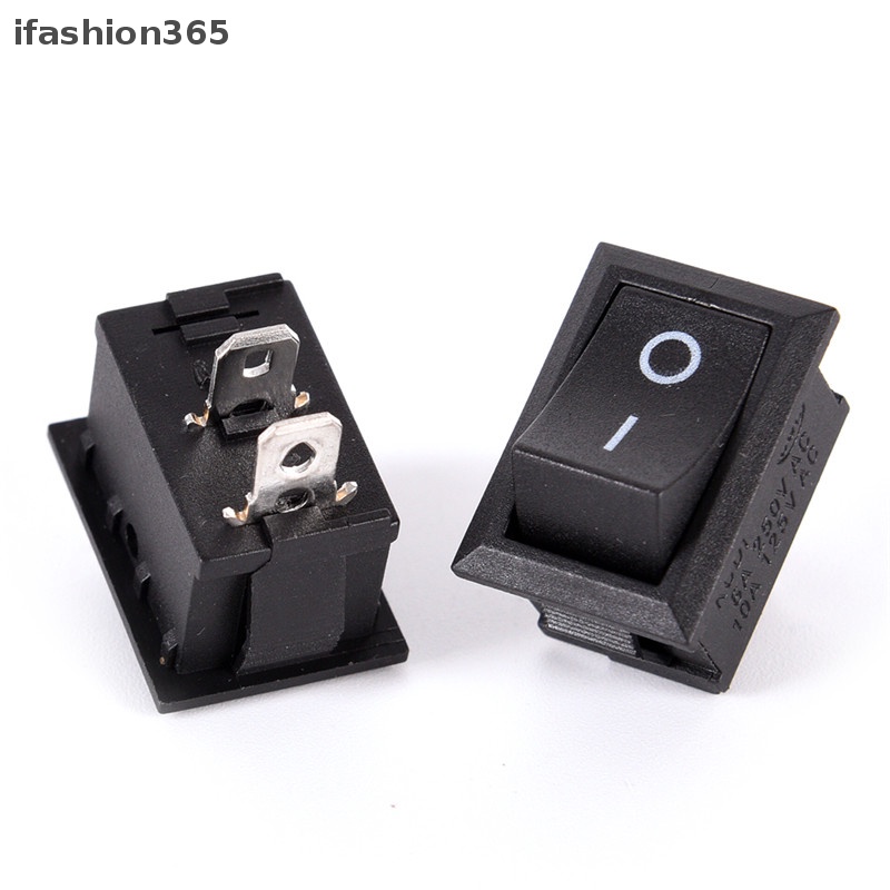 Set 10 Công Tắc Bật / Tắt Đèn Hình Tròn 2 Pin 12V Chuyên Dụng Cho Tàu Thuyền / Xe Hơi ifashion365