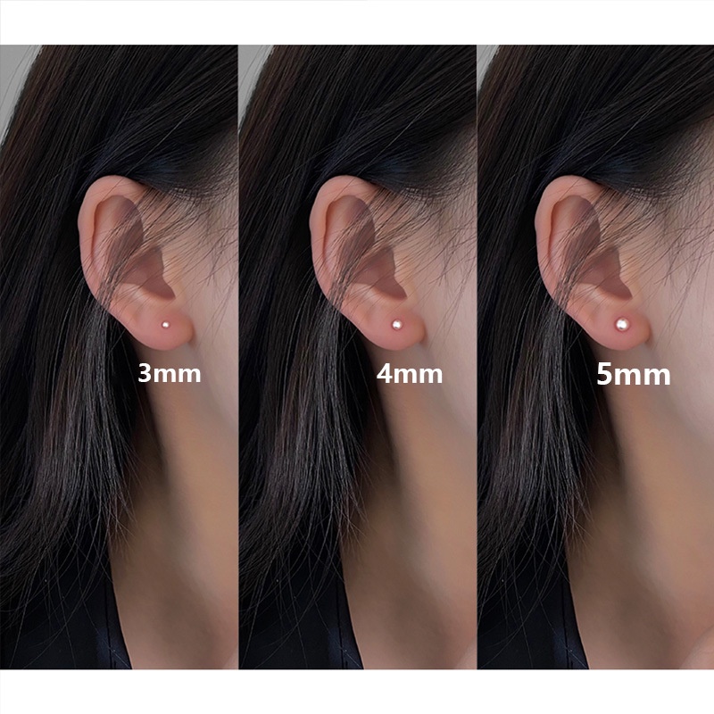 Bông Tai Mạ Bạc Nhẹ Hình Bánh Doudou Thời Trang Mùa Hè Sang Trọng Cho Nữ