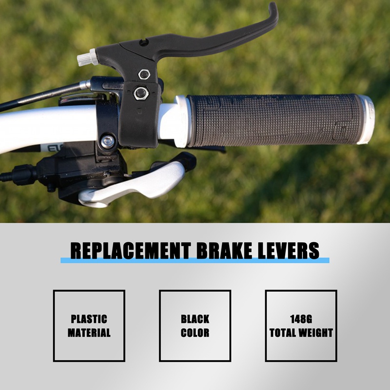 Tay Thắng Trước Và Sau Màu Đen Thay Thế Cho Xe Đạp