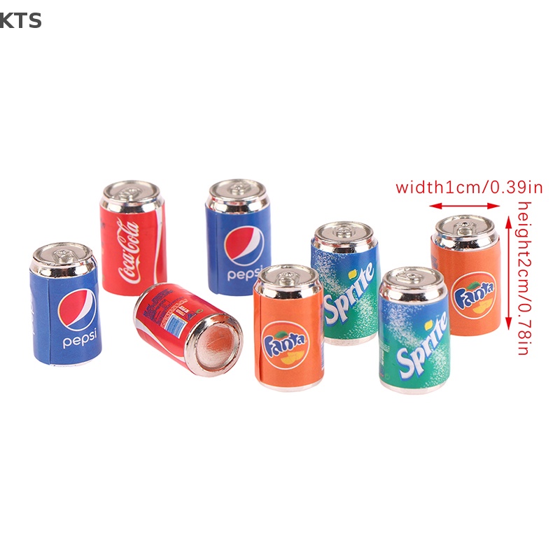 Set 4 Chai Nước Giả Mini Trang Trí Nhà Búp Bê