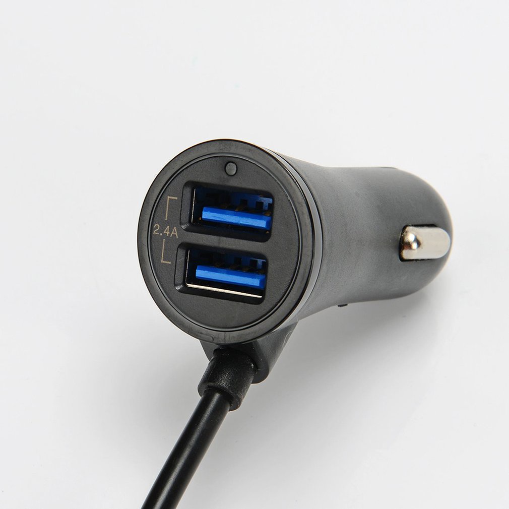 Qc3.0 Fast Charge Car One For Four 4 Port Usb Mobile Phone Charger Front And Rear Back Clip [Q/11]