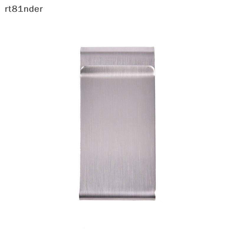 Rt Kẹp Giữ Tiền / Thẻ Hai Mặt Bằng Thép Không Gỉ Mỏng