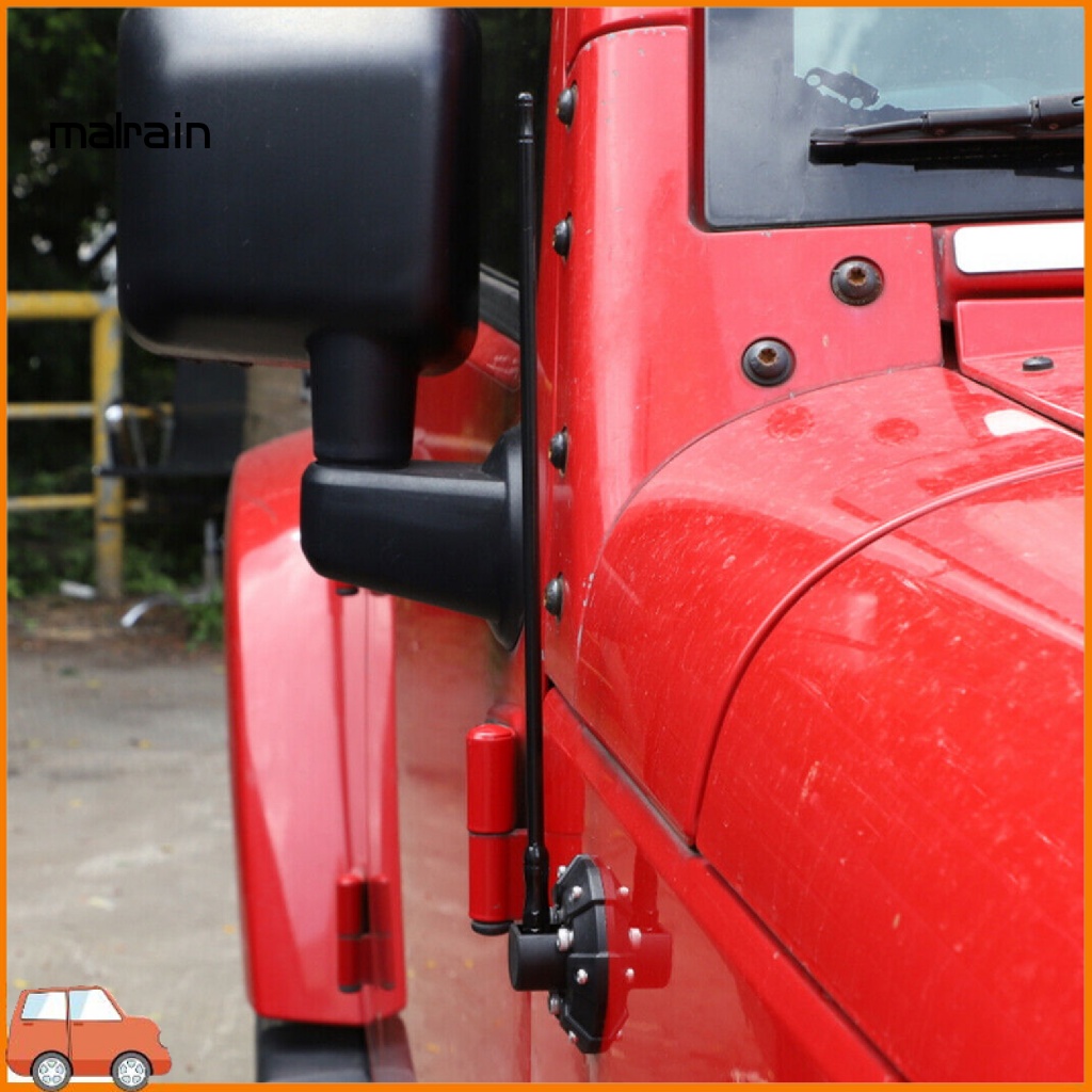 Đế Bọc Ăng Ten Tròn Bằng Thép ABS Cho Xe Jeep Wrangler