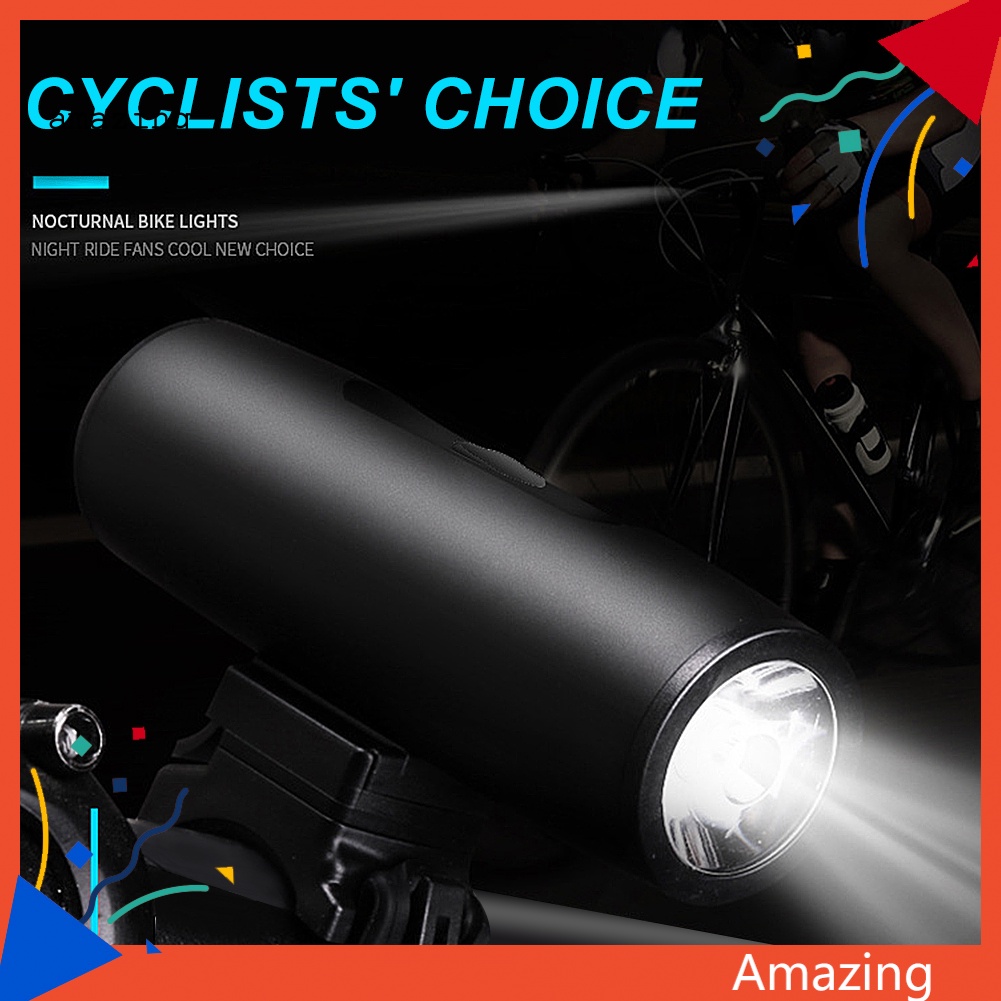 Đèn Pha LED Sạc USB 5 Chế Độ An Toàn Cho Xe Đạp