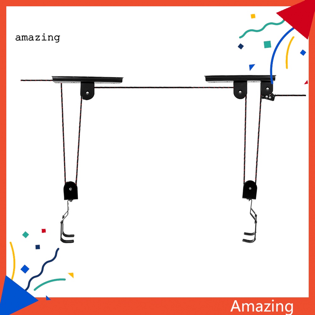 Ròng Rọc Treo Xe Đạp / Trần Nhà Bằng Kim Loại Tiện Dụng