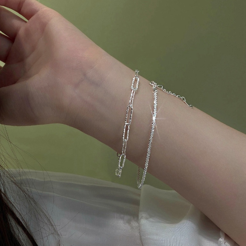 Vòng Đeo Tay Màu Bạc Sáng Bóng Họa Tiết Galaxy Thời Trang Sang Trọng Cho Nữ