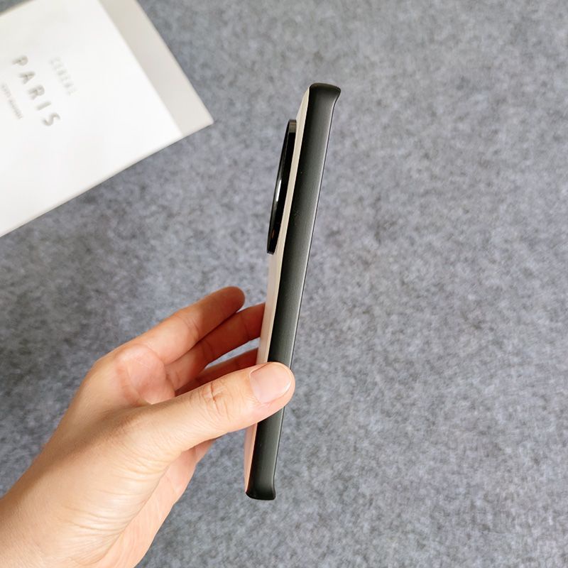 Ốp Điện Thoại Da Màu Trơn Phong Cách Doanh Nhân Cho Xiaomi Mi 13 Ultra