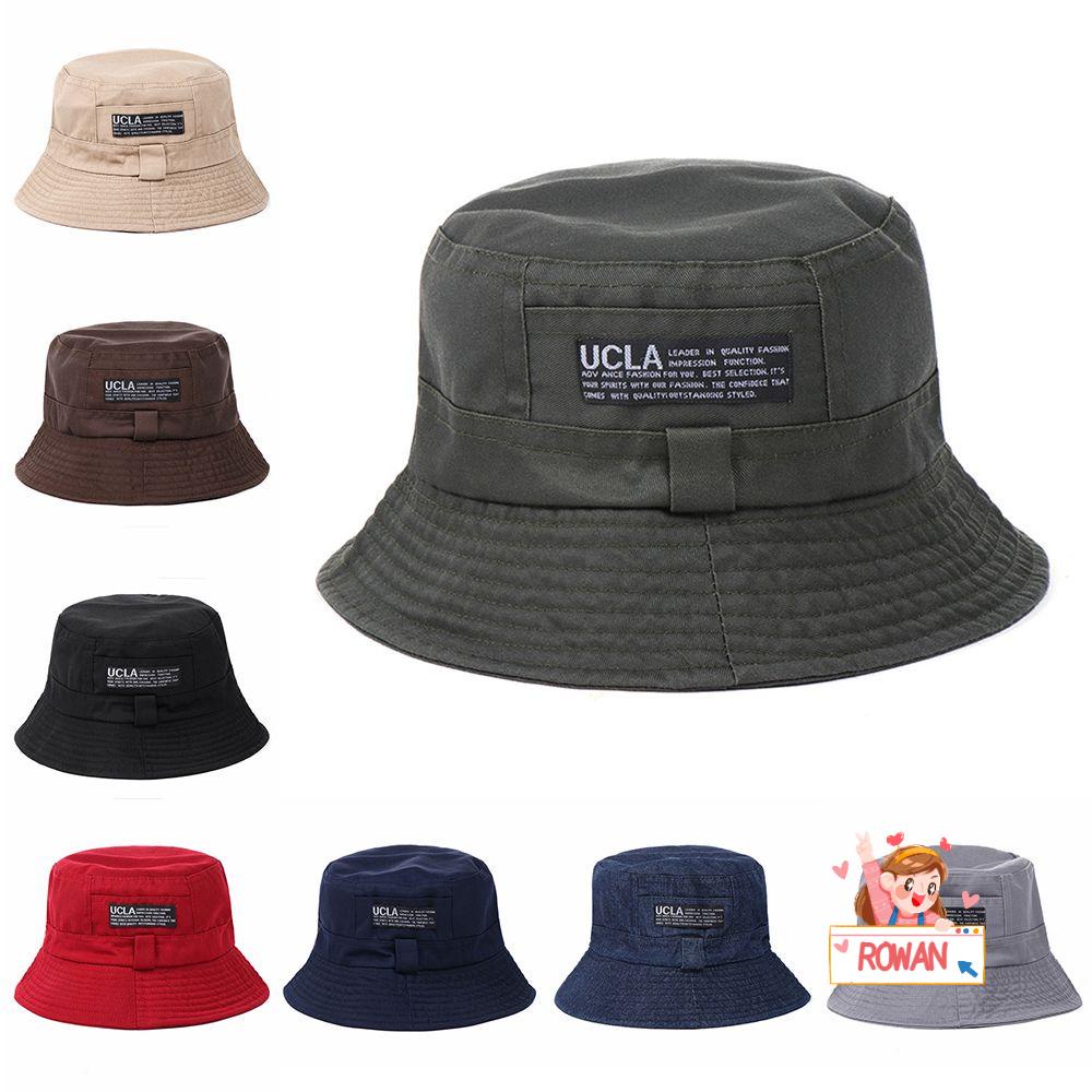 Mũ Bucket Vành Rộng Thêu Chữ Thời Trang Cho Nam Nữ