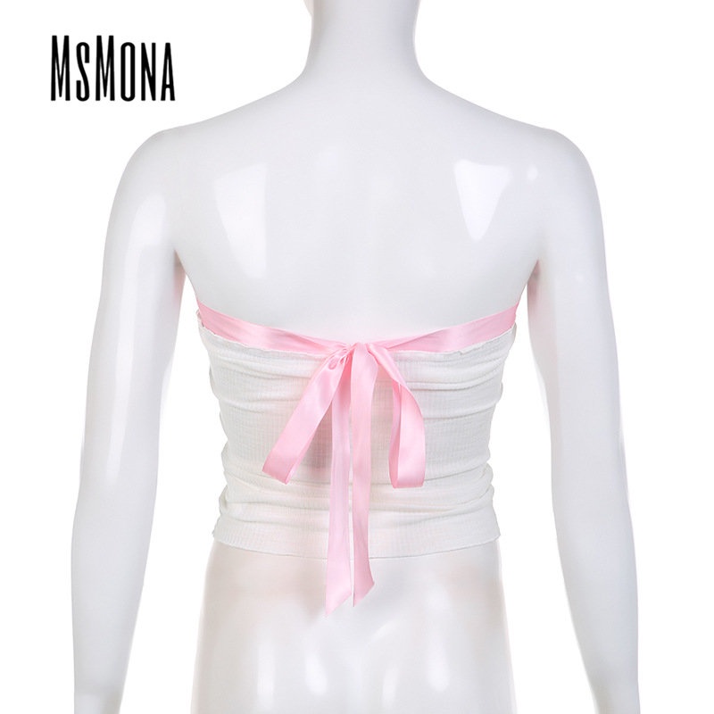 Áo Ống Màu Trơn Không Tay Hở Vai Ôm Dáng Thời Trang 2023 Cho Nữ