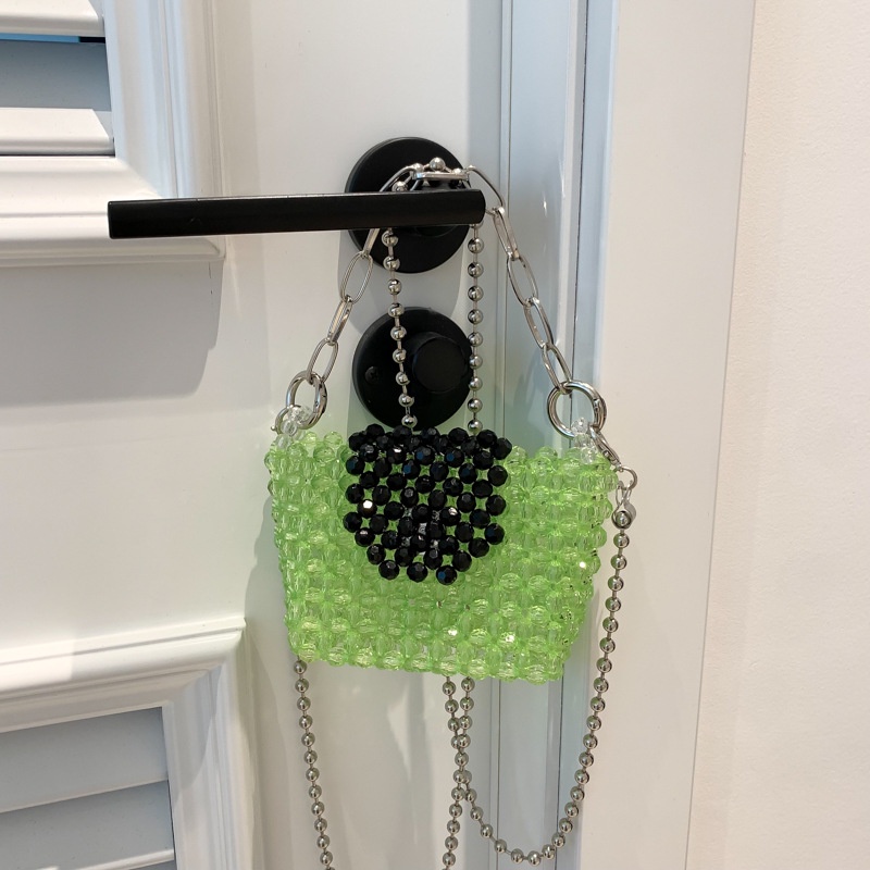 Túi Đeo Chéo Nhỏ Hình Thỏi Son Đính Hạt Pha Lê Phong Cách Mới Dành Cho Ba Mẹ Và Bé