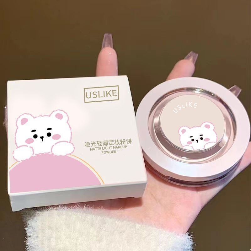 Phấn Phủ Trang Điểm Làm Trắng Da Che Khuyết Điểm Chống Nước Lâu Trôi Hình Gấu Dễ Thương Uslike