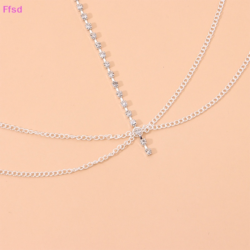 {Ffsd} Cài Tóc Dạng Chuỗi Tua Rua Nhiều Lớp Màu Vàng / Bạc Phong Cách Boho Thời Trang Cho Cô Dâu / Cô Dâu Bán Chạy