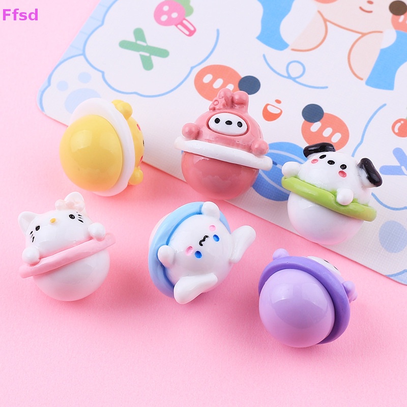 {Ffsd} Bộ 2 Kẹp Tóc Hình Động Vật Ba Chiều Bằng Nhựa Resin Keo Dán Trang Sức Điện Thoại Thủ Công Bán Chạy