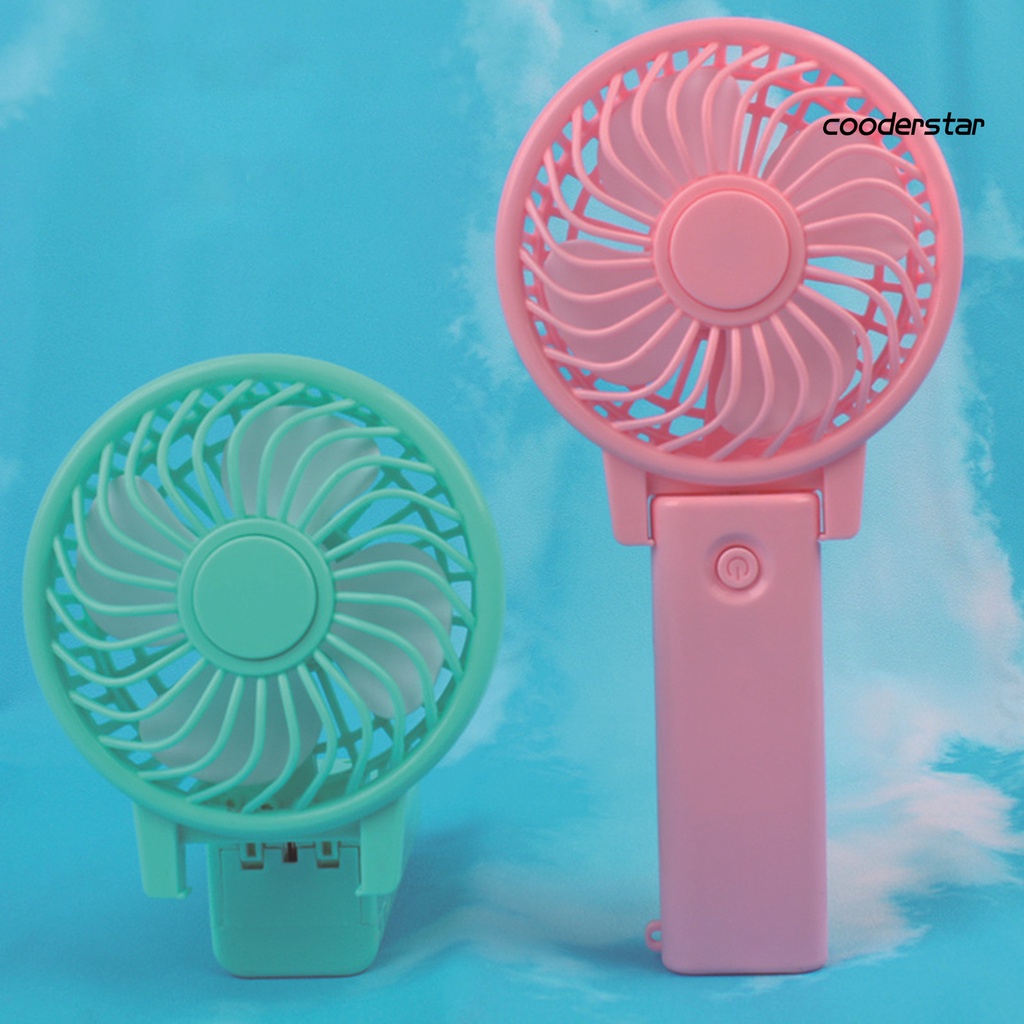 Quạt Làm Mát Cầm Tay 4 Cánh Mềm Mại Tự Nhiên Không Gây Tiếng Ồn Cỡ Nhỏ Tiện Dụng Mang Theo Du Lịch