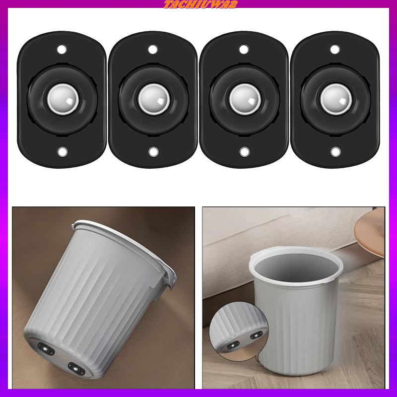 Set 4 Bánh Xe Ròng Rọc Xoay Mini Tachiuwa2 Dành Cho Hộp Đựng Rác