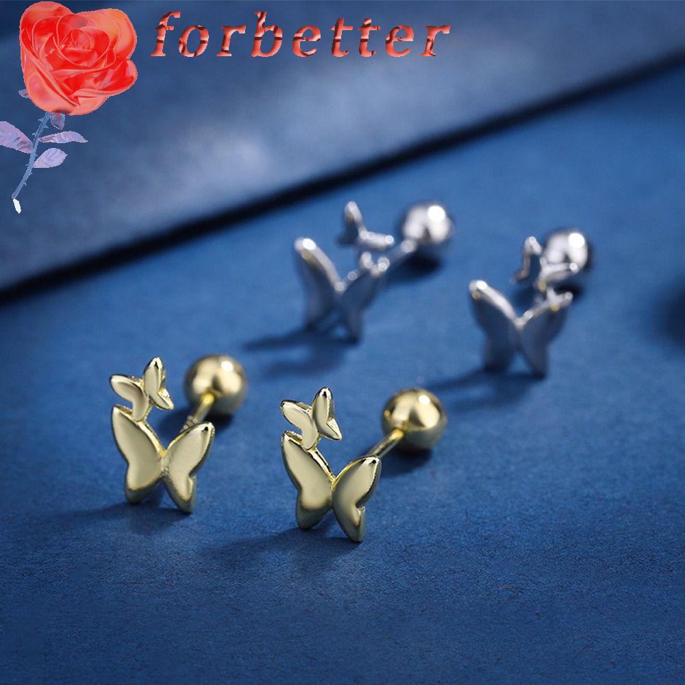 Bông Tai Hình Bướm Hoạt Hình Phong Cách Hàn Quốc Ngọt Ngào Thời Trang Cho Nữ