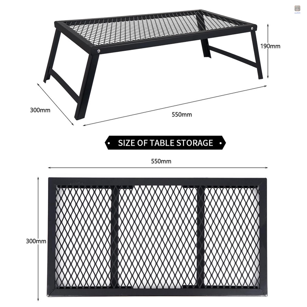 Bàn Lưới Nướng Bbq Chống Thấm Nước Có Thể Gấp Gọn Tiện Dụng Mang Theo Cắm Trại