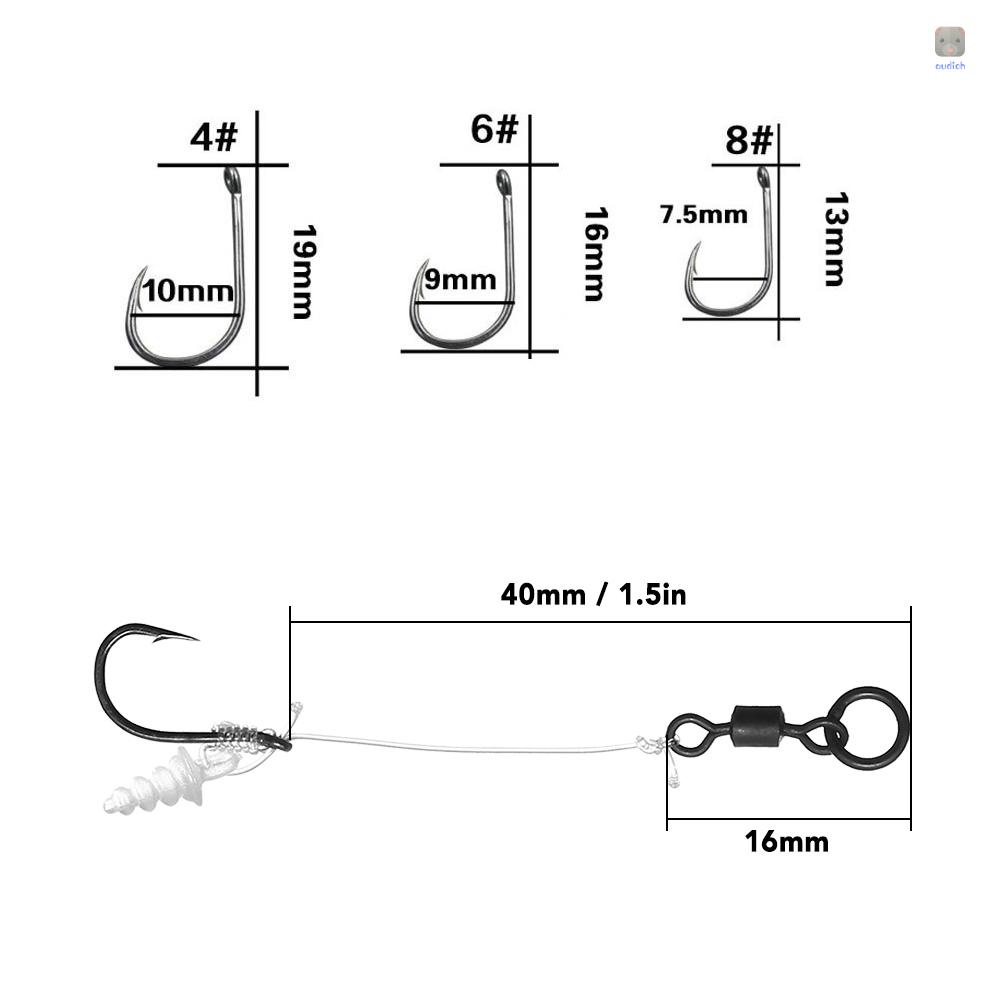 4# / 6# / 8# Phụ Kiện Móc Câu Cá Chuyên Dụng