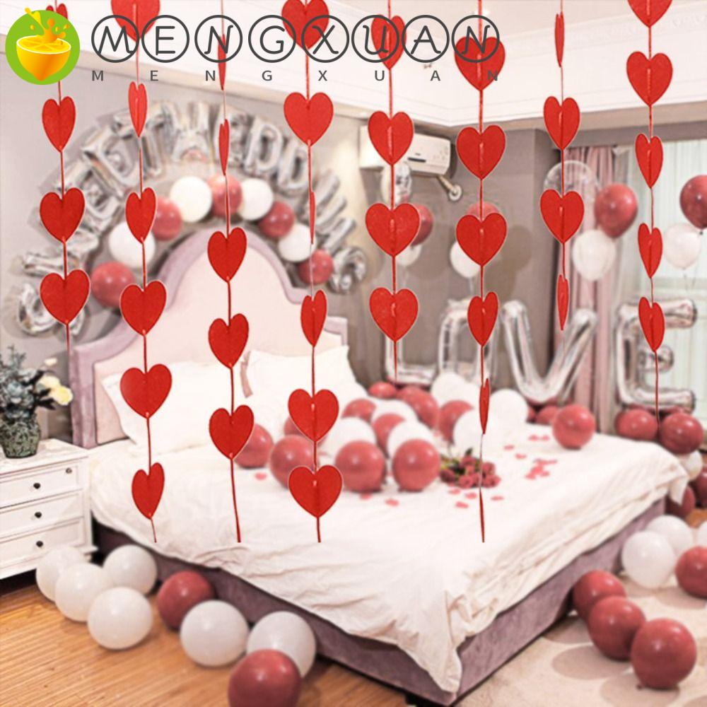 Rèm Cửa Dây Treo Hai Mặt Nhân Tạo Dành Cho Trang Trí Phòng Khách / Ngày Valentine