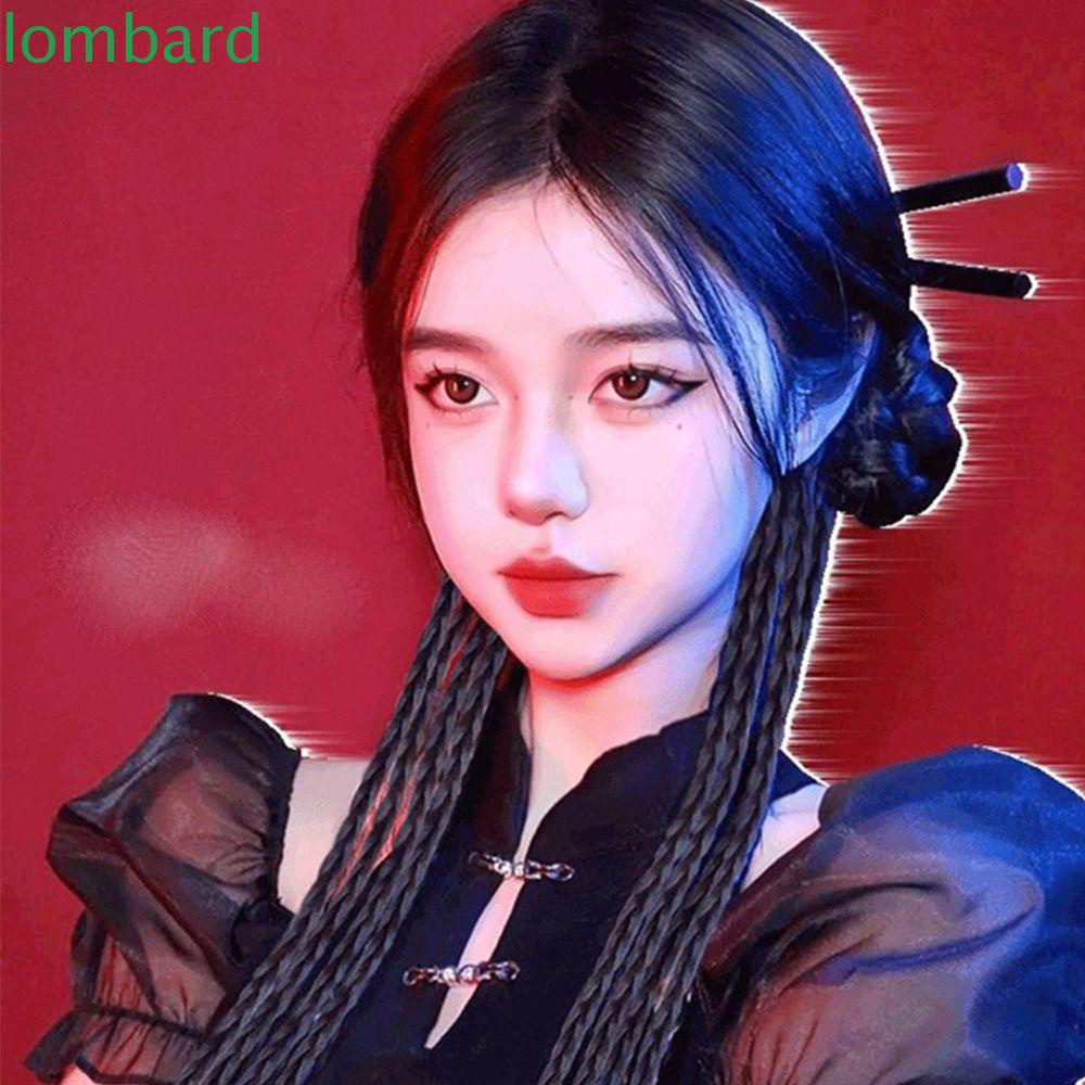 Băng Đô Cài Tóc Giả Thắt Bím Phong Cách Hip Hop Thời Trang Cho Nữ