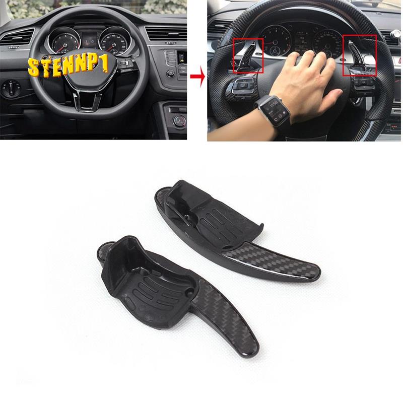 Vô lăng chuyển số phù hợp cho Vw Golf 6 Mk6 Vi Gti R20 Scirocco Passat Cc Sợi Carbon