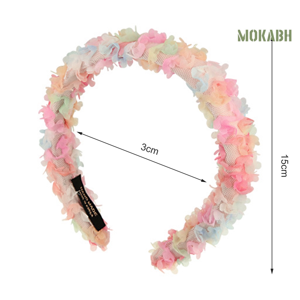 Băng Đô Hoa Nhiều Màu Sắc Ngọt Ngào Cho Nữ